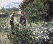 Pierre-Auguste Renoir Conversation with the Gardener USA oil painting artist